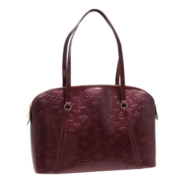 LOUIS VUITTON Monogram Vernis Avalon Zip Hand Bag Amarante M91594 - Picture 1 of 16